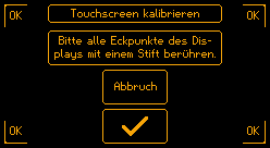 Touchscreen-Kalibrierung 3
