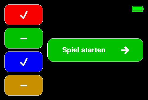 Anzeige Spielstart 2