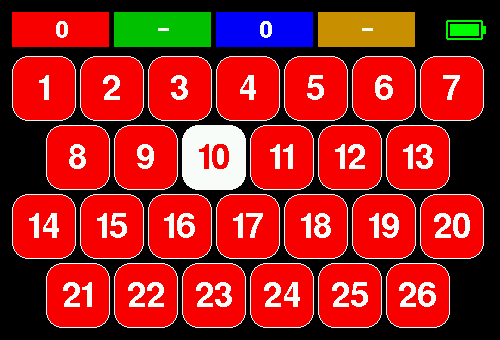 Anzeige Spielfeld 1