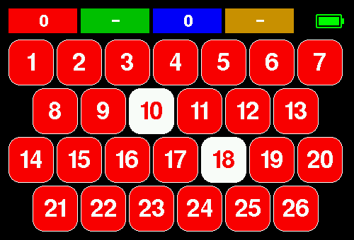 Anzeige Spielfeld 2