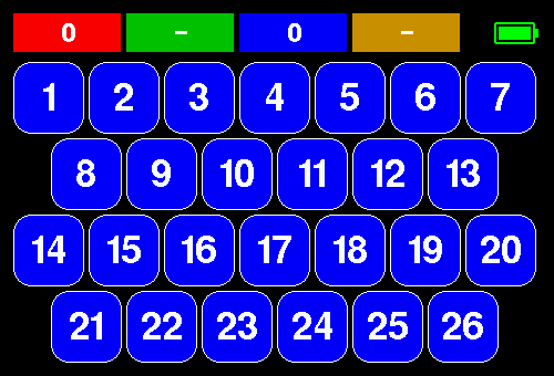 Anzeige Spielfeld 3