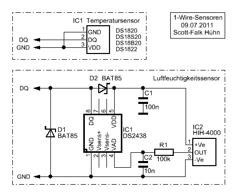 1-Wire-Sensoren